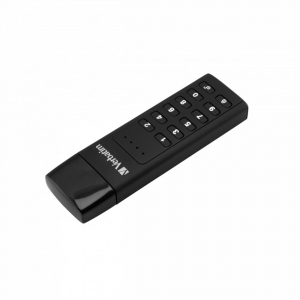 Pen Drive 128GB Verbatim Keypad Secure fekete USB 3.0 (49429)
